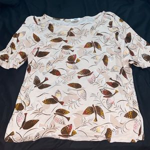 Old Navy Tan Bird Shirt